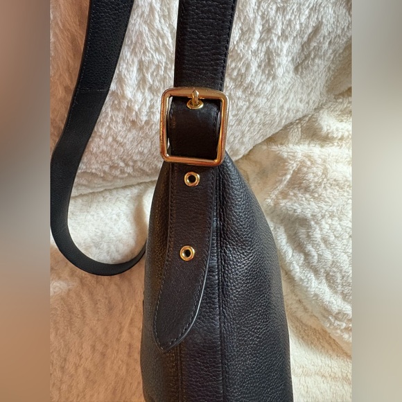 Coach Val Duffle Black Leather Shoulder Bag - Picture 11 of 16